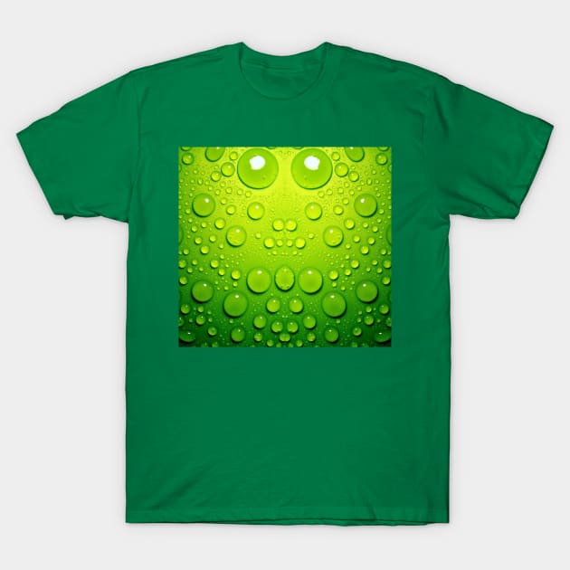 Green bubble monster T-Shirt by Keatos